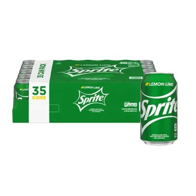 Sams sprite - The Sprite Mini Cans are also just right for taking with you when you're on the go. Keep a few in a cooler or in a backpack or picnic basket so you always have access to the tasty beverage, no matter where your day takes you. Delicious Flavor. The crisp, clean flavor of fresh Sprite is something you and your friends and family can enjoy.